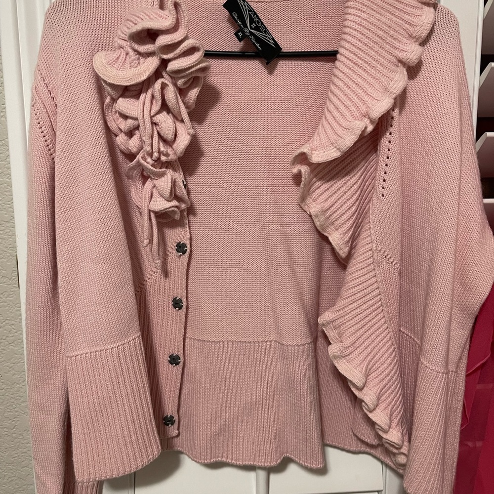 Wool pink sweater